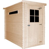 Wooden Garden Shed- Pent Shiplap Wooden Shed 5 x 8 ft/2.63 m2 - Sheds and Outdoor Storage - Wooden garden storage shed, 19 mm planks Timbela M306