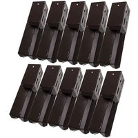 x10 3" Concrete In Wedge Grip Fence Supports - 75MM Post Timber Holder Like Metpost