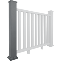 Composite Balustrade Post - Ash