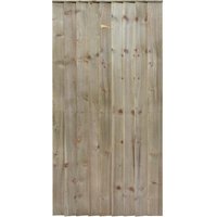 Fryeburg Wooden Garden Square Top Gate In Sawn