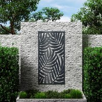 Composite Trellis Garden Screen - Areca Anthracite 1800 x 900