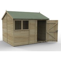 Timberdale 10 x 8 Dble Dr Apex Shed Ls - Installed