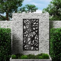 Composite Trellis Garden Screen - Spectrum Black 1800 x 900