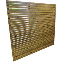 Contemporary Garden Fencing 180cm wide x 150cm tall by Churnet Valley - CFP6X5