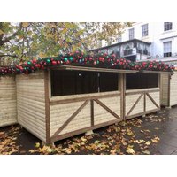 Standard Connecting Event Cabin Chalet 6.6M Wide x 2.8M Deep by Churnet Valley - XCH06