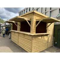 Greenwich Garden Chalet 3.9M wide x 2.8M deep by Churnet Valley - XCH08