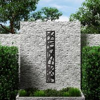 Composite Trellis Garden Screen - Spectrum Black 1800 x 300