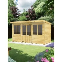 Diy Sheds 12 X 8Ft Pent Summer House Shiplap Pressure Treated