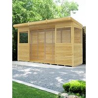 Diy Sheds 12 X 4Ft Shiplap Pressure Treated Bbq/Outdoor Kitchen