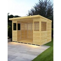 Diy Sheds 10 X 8Ft Shiplap Pressure Treated Bbq/Outdoor Kitchen