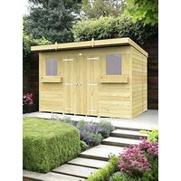 Diy Sheds 10 X 6 Pent Summer Shed Shiplap Pressure Treated