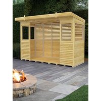 Diy Sheds 10 X 4Ft Shiplap Pressure Treated Bbq/Outdoor Kitchen