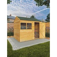 Mercia 8 X 6Ft Great Value Overlap Reverse Apex Shed With Window